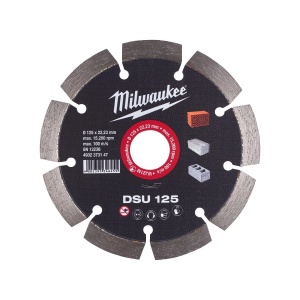 Disc diamantat DSU, 125x22.23X2.4 mm, Milwaukee, cod 4932373147