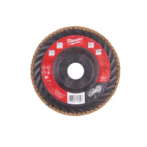 Disc lamelar CERA TURBO SLC 50/125, diametru disc 125 mm, granulatie 80, Milwaukee, cod 4932472233 - Img 2