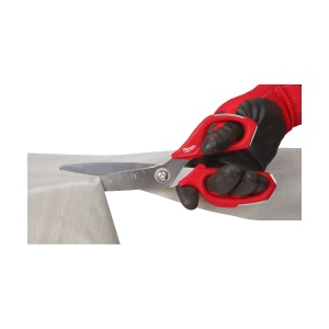 Foarfeca dreapta pentru santier, lungime 230 mm, lungime lama 95 mm, Milwaukee, cod 4932479409 - Img 5