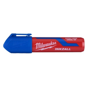 Marker albastru INKZALL cu varf lat de 14.5 mm, marime XL, Milwaukee, cod 4932471561