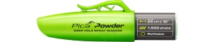 Marker Pica spray pentru gauri adanci, marcaj fluorescent verde, adancime max 25 cm, Pica, cod PICA2020