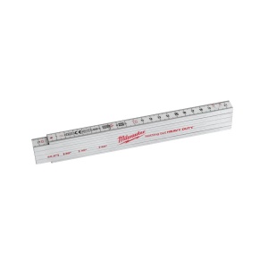 Metru de tamplarie compozit, lungime 2 m, latime lama 15 x 3.20 mm, 10 zale, Milwaukee, cod 4932459301 - Img 2