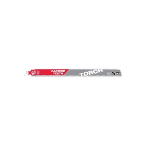 Panza fierastrau sabie cu dinti din carbura pentru demolare HEAVY DUTY TORCH, TCT 300 X 8 TPI, Milwaukee, cod 48005203 - Img 2
