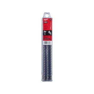 Set 10 burghie beton si zidarie SDS+ MX4 cu 4 taisuri, diametru 6.5 mm, lungime totala 215 mm, Milwaukee, cod 4932430235 - Img 2
