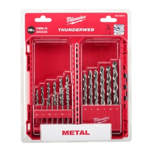 Set 19 burghie Thunderweb HSS Ground DIN338 metal 1-10 mm Milwaukee – cod 4932493869 - Img 3