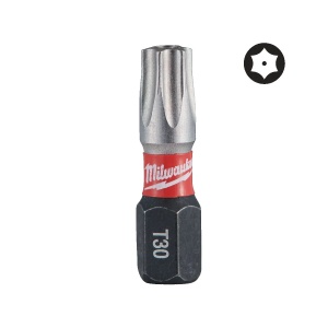 Set 2 Biti pentru surubelnite SHOCKWAVE IMPACT DUTY TX BO30 x 25 mm, Milwaukee, cod 4932471584