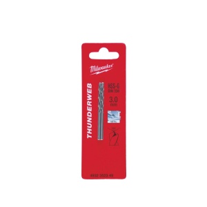 Set 2 burghie pentru metal HSS-G THUNDERWEB-DIN338 ø3.0 mm Milwaukee, cod 4932352349 - Img 2
