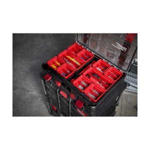Set 2 cutii (cu tava si 3 separatoare) PACKOUT, 46 x 102 x 102 mm, Milwaukee, cod 4932480698 - Img 5