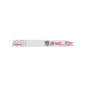 Set 25 panze fierastrau sabie pentru demolare HEAVY DUTY TORCH, TORCH 230 X 10 TPI, Milwaukee, cod 48008713