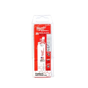 Set 25 panze fierastrau sabie pentru demolare HEAVY DUTY TORCH, TORCH 150 X 18 TPI, Milwaukee, cod 48008784 - Img 2
