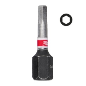Set 3 biti Hex SHOCKWAVE IMPACT DUTY, 25 mm, 2.5-12 mm, Milwaukee