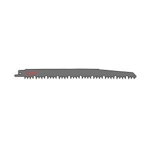 Set 3 panze fierastrau sabie pentru lemn si plastic, 240 X 4 / 5 TPI, Milwaukee, cod 48001077