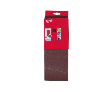 Set 5 benzi abrazive, dimensiune 100 x 610 mm, granulatie 60, Milwaukee, cod 4932355067 - Img 2