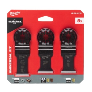 Set 5 panze STARLOCK pentru lemn/metal, Milwaukee, cod 48906115 - Img 2