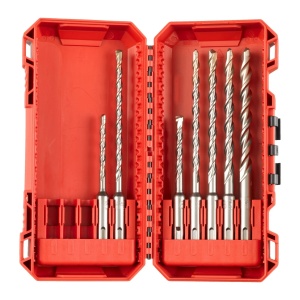 Set 7 burghie SDS+ M2, diametre 5 / 6 x 110 mm, 5.5 / 6 / 7 / 8 / 10 x 160 mm, Milwaukee, cod 4932492116