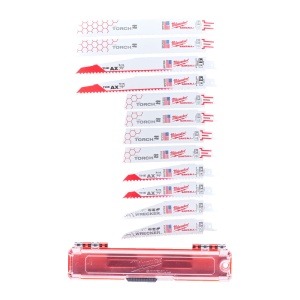 Set panze fierastrau sabie SAWZALL 12 bucati lemn metal multimaterial, Milwaukee, cod 49222229