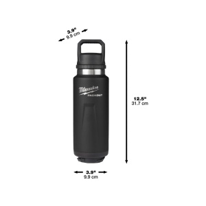 Sticla (termos) neagra PACKOUT cu capac, 1065 ml, Milwaukee, cod 4932493468 - Img 5