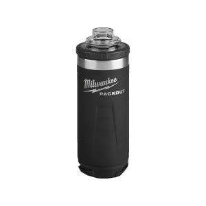 Sticla (termos) neagra PACKOUT cu capac, 710 ml, Milwaukee, cod 4932493466 - Img 2