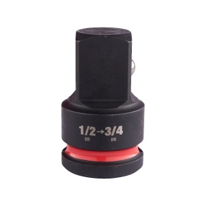 Adaptor cheie tubulara de impact de la 1/2" patrat la 3/4" patrat, lungime 48 mm, Milwaukee, cod 4932480355