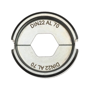 Bac de sertizare din aluminiu DIN22 AL 70, forma HEX, Milwaukee, cod 4932451774