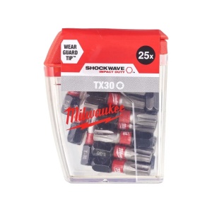 Bit TX pentru surubelnite SHOCKWAVE IMPACT DUTY TX30x25 mm Milwaukee, cod 4932430886 - Img 2