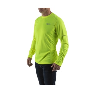 Bluza tehnica WORKSKIN WW LS YL, galbena - Img 3