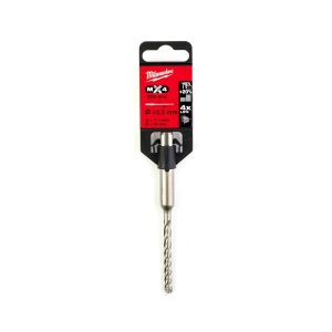 Burghiu beton si zidarie SDS+ MX4 cu 4 taisuri, diametru 5.5 mm, lungime totala 115 mm, Milwaukee, cod 4932352009 - Img 2