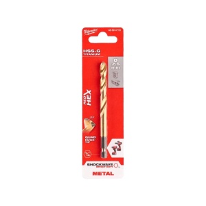 BURGHIU METAL HSS-TITAN RED HEX 1/4'' 7.5X66X110 MM - Img 3