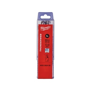 Burghiu pentru metal HSS-G THUNDERWEB-DIN338 13.0 mm Milwaukee, cod 4932352405 - Img 2