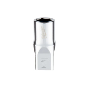 Cap cheie tubulara 1/4'' cu FOUR FLAT, sistem metric, marime 7 mm, lungime 25 mm, Milwaukee, cod 4932478315