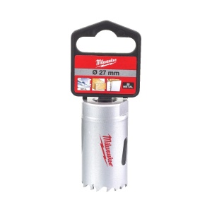 Carota BI-METAL HOLE DOZER pentru contractanti, diametru 27 mm, 38 mm adancime max taiere, Milwaukee, cod 4932464679 - Img 2