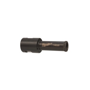 Carota diamantata M14 pentru gaurire uscata, diametru 14 mm, 35 mm lungime activa, Milwaukee, cod 4932471763