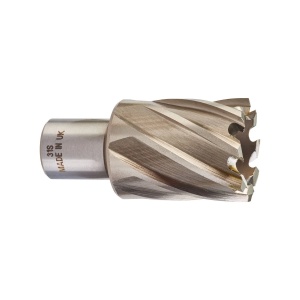 Carota HSS cu prindere Weldon de 19 mm, 31x30 mm, Milwaukee, cod 4932343287