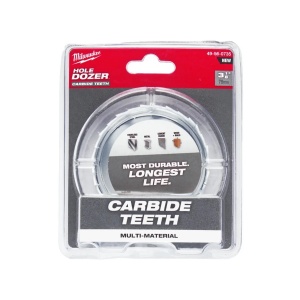 Carota TCT HOLE DOZER cu dinti din carbura, diametru 79 mm, 41 mm adancime max taiere, Milwaukee, cod 49560735 - Img 2