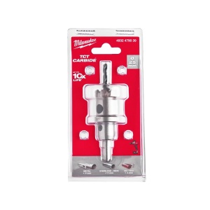 Carota TCT pentru otel inoxidabil, diametru 25 mm, adancime max 25 mm, Milwaukee, cod 4932479039 - Img 3