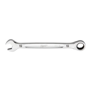 Cheie combinata cu clichet MAX BITE, deschidere 19 mm, lungime 258 mm, Milwaukee, cod 4932471512