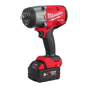 Cheie de impact M18 FHIW2F12-502X 1/2" patrat, cuplu 1491/2034Nm si inel de strangere, Milwaukee, cod 4933492783