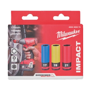 Cheie tubulara de impact HEX 1/2", AUTO, SHOCKWAVE IMPACT DUTY, Milwaukee