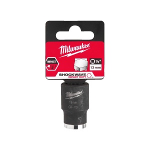 Cheie tubulara de impact Milwaukee SHOCKWAVE 1/2", scurta, 13 mm, Milwaukee, cod 4932478038 - Img 2