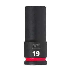 Cheie tubulara de impact SHOCKWAVE IMPACT DUTY 1/2", lunga, marime 19 mm, Milwaukee, cod 4932480337