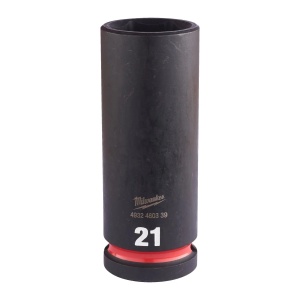Cheie tubulara de impact SHOCKWAVE IMPACT DUTY 1/2", lunga, marime 21 mm, Milwaukee, cod 4932480339