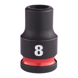 Cheie tubulara de impact SHOCKWAVE IMPACT DUTY 3/8", scurta, marime 8 mm, Milwaukee, cod 4932480265