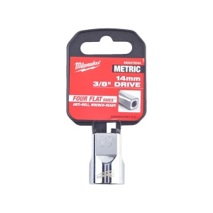 Cheie tubulara standard 3/8", marime 14 mm, diametru 19.8 mm, lungime 28 mm, Milwaukee, cod 4932478344 - Img 2