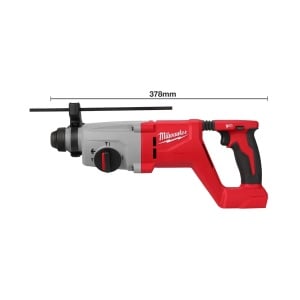 Ciocan rotopercutor fara perii SDS+ M18 BLHACD26-0X, cu maner D, 2.6 J, 26 mm, Milwaukee, cod 4933492482 - Img 7