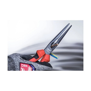 Cleste cu nas lung, 205 mm, capacitate debitare max 3.9 mm, Milwaukee, cod 4932492465 - Img 4