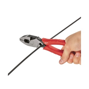 Cleste LINEMAN'S HEAVY DUTY, 250 mm, diametru cap debavurare 25 mm, Milwaukee, cod 48226100 - Img 3