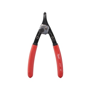 Cleste mare pentru inele de siguranta, int-ext, unghi vf 45 grade, vf 1.8mm, 186 mm lungime, Milwaukee, cod 4932492494