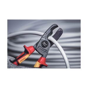 Cleste VDE pentru taiat cabluri, 210 mm, capacitate max debitare 25 mm, Milwaukee, cod 4932464563 - Img 4