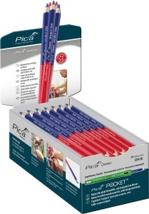 Creion dublu rosu/albastru Pica Classic 559, 18 cm, PICA, cod 55950