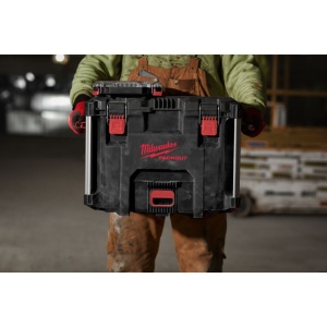 Cutie depozitare PACKOUT XL cu maner, capacitate 45 kg, Milwaukee, cod 4932501784
